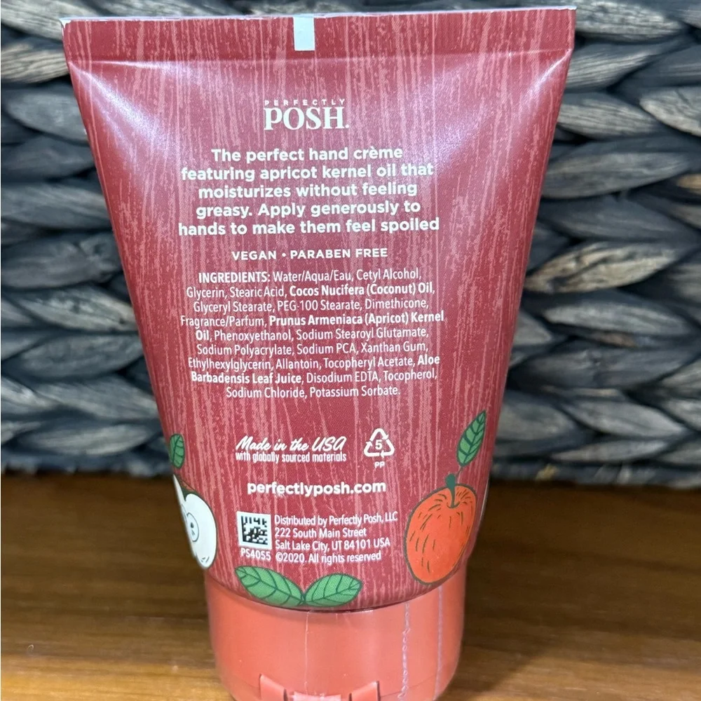 New Sealed Perfectly Posh On the Bright Cider Big Fat Yummy Hand Crème